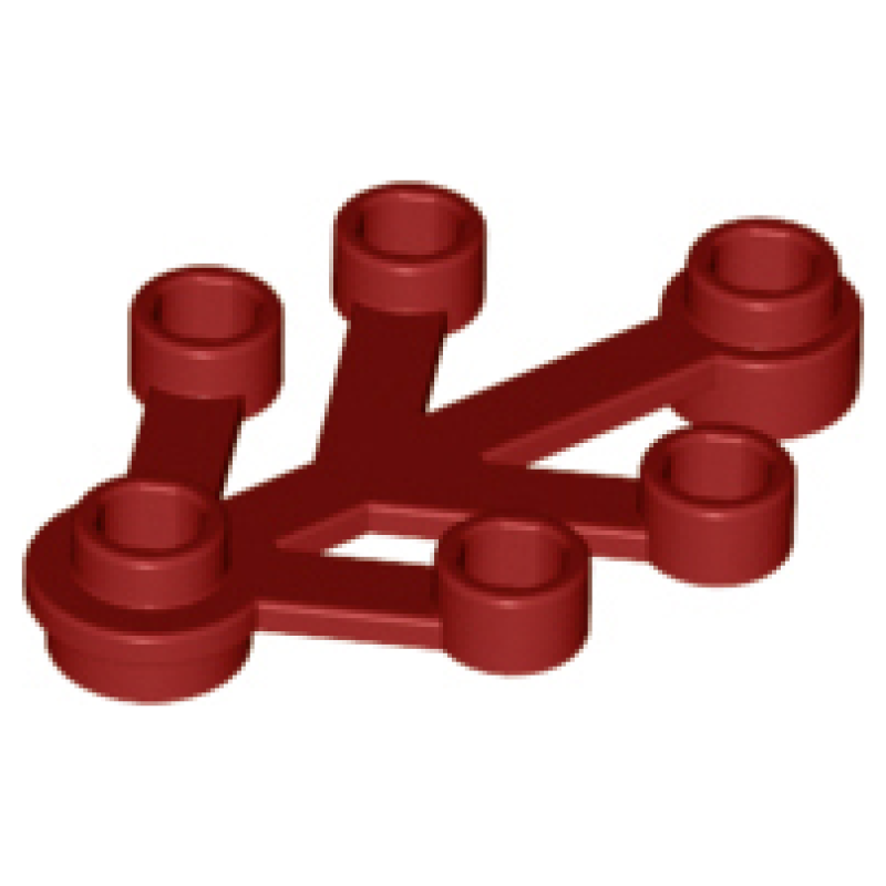 Plant Bladeren 4x3 Dark Red